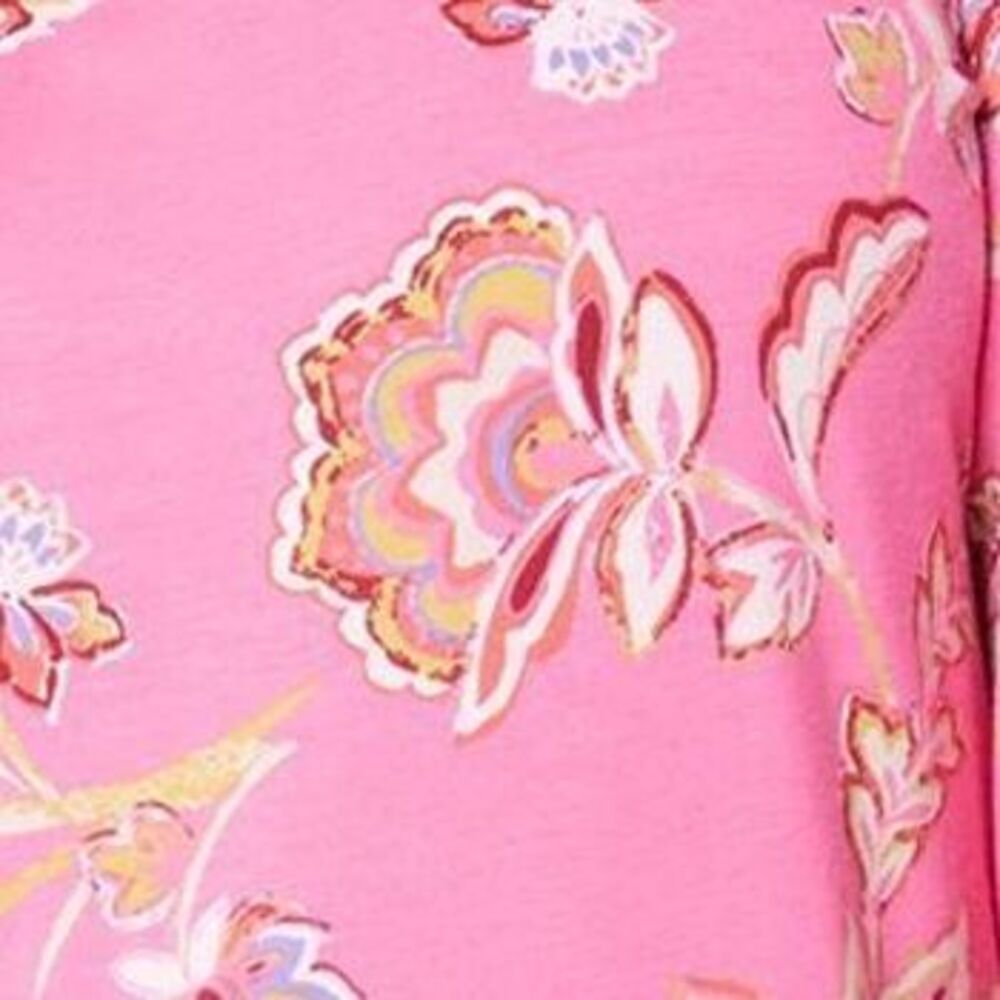 Maya J Women's Top Sz M Rayon Spandex Think Spring Knit Blouse Pink A676996 - Picture 2 of 4